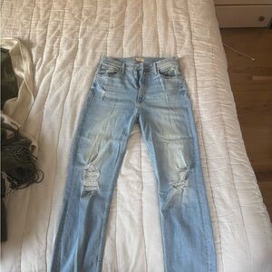Mother ripped jeans